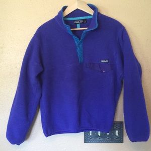 Women’s Patagonia Snap Fleece, Blue Size Small